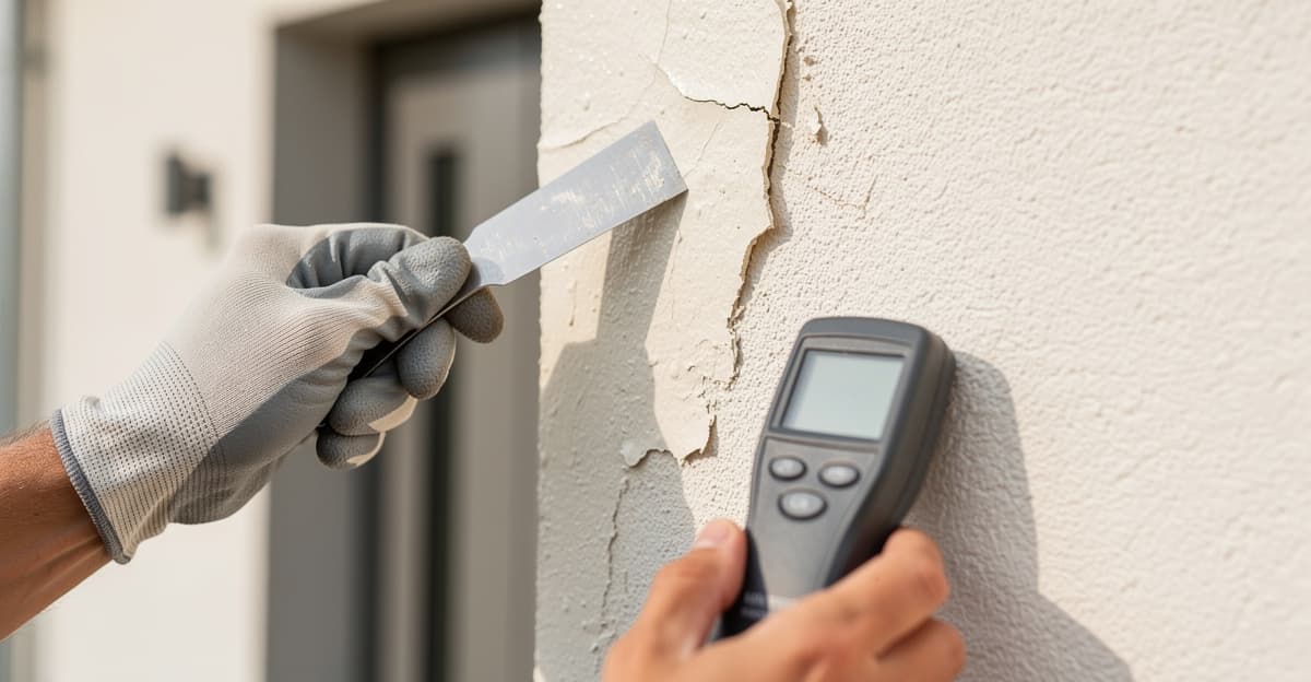 Enduit facade sur support peint : diagnostic, préparation et choix