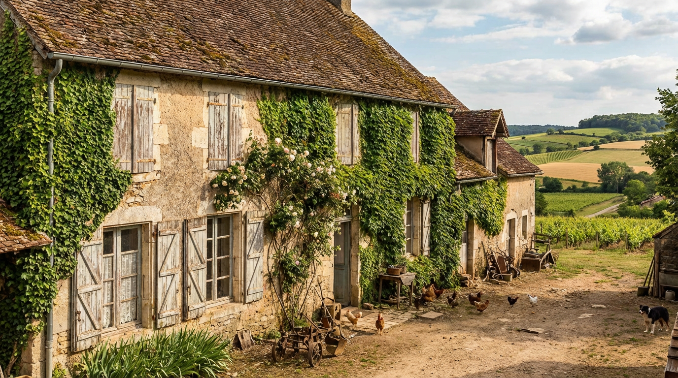 Villa exterior before renovation project